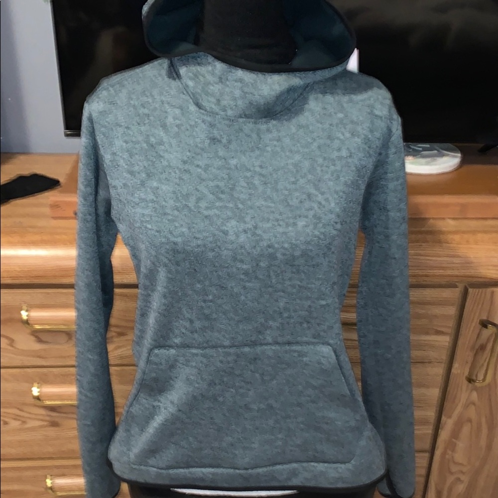 Nike green/Gray Long Sleeve fleece lined Hoodie